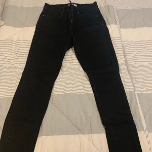 LOFT black petite skinny jeans. Size 28/6
